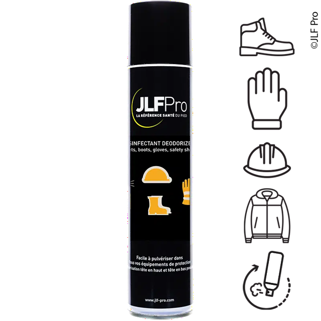 Spray dezynfekujący i dezodoryzujący do obuwia ochronnego 300 ml | Antybakteryjny i przeciwgrzybiczy
